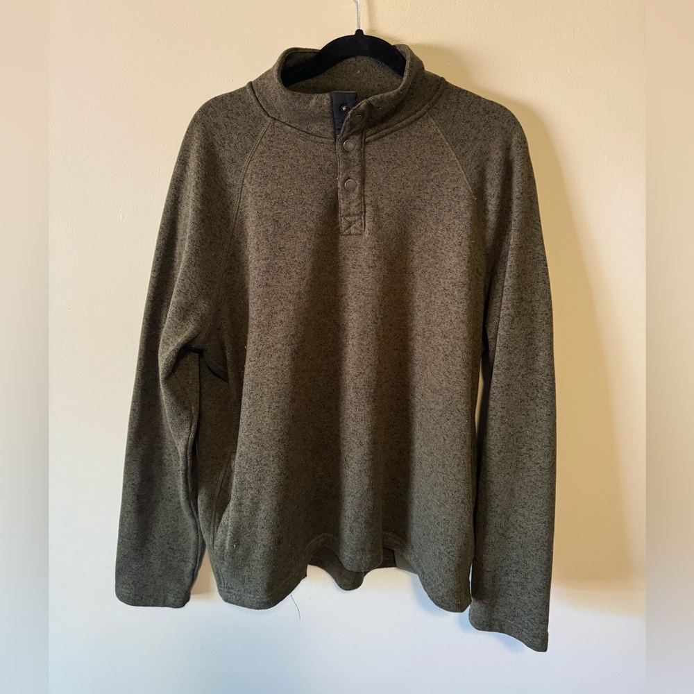 Sonoma Men's olive green Soft Pullover Sweater Size XXL